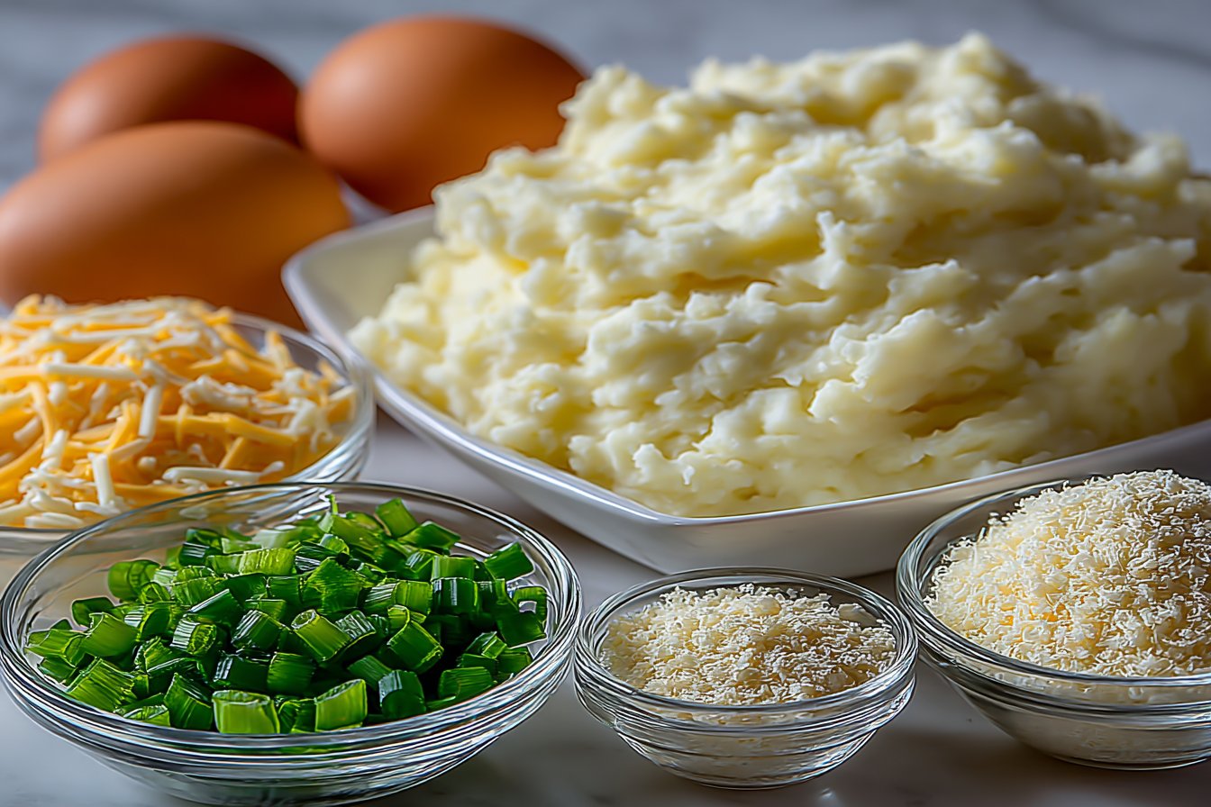 Crispy Mashed Potato Cheese Puffs