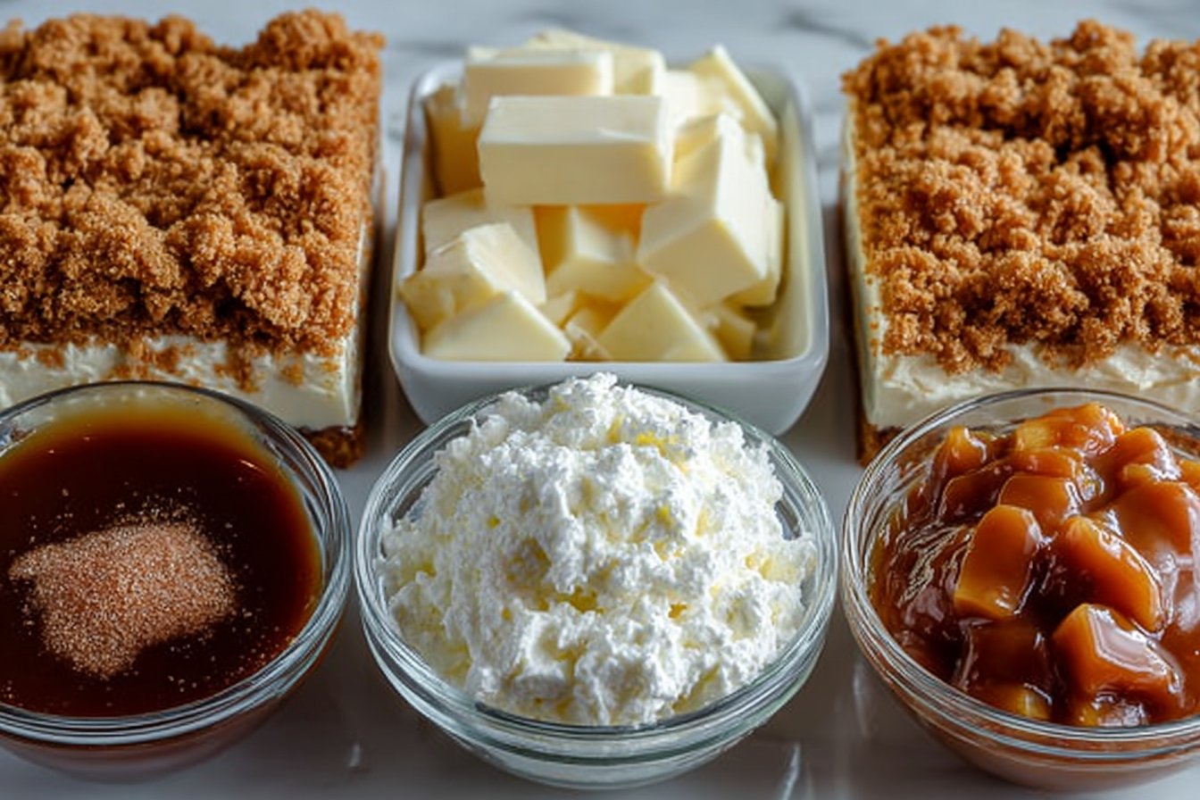 Caramel Apple Cheesecake Bars