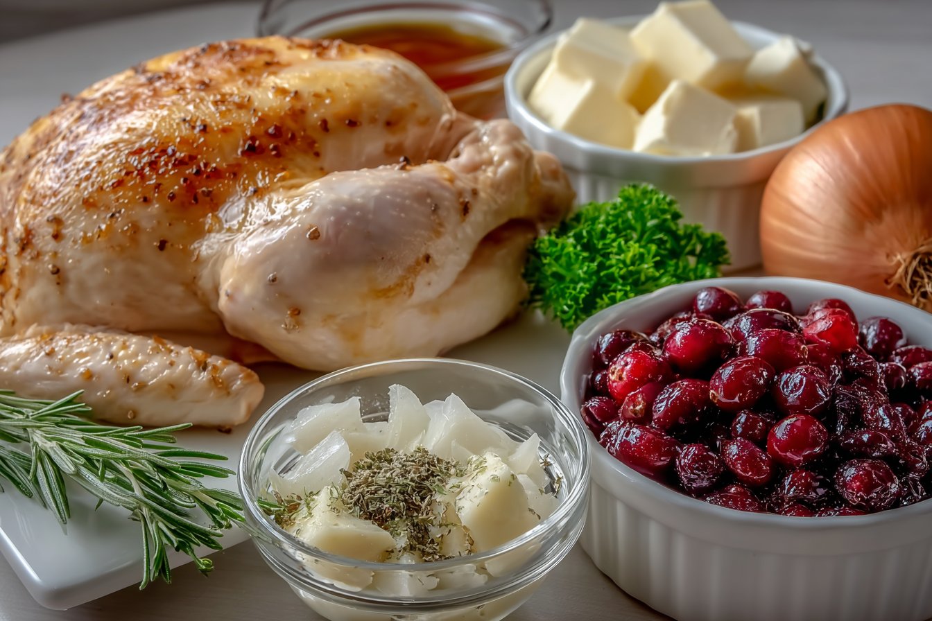 Cranberry Maple Roast Chicken