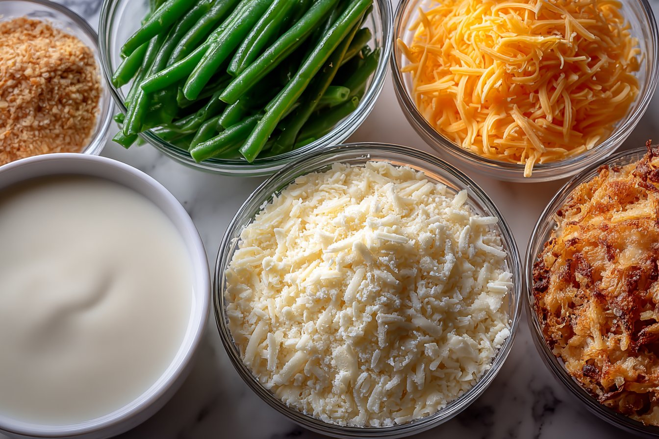 Cheesy Green Bean Casserole