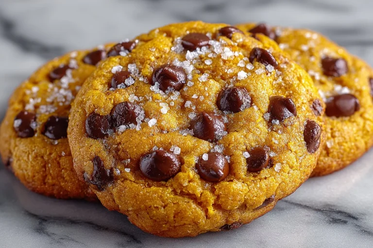 Chocolate Chip Gluten Free Pumpkin Cookies on a plate