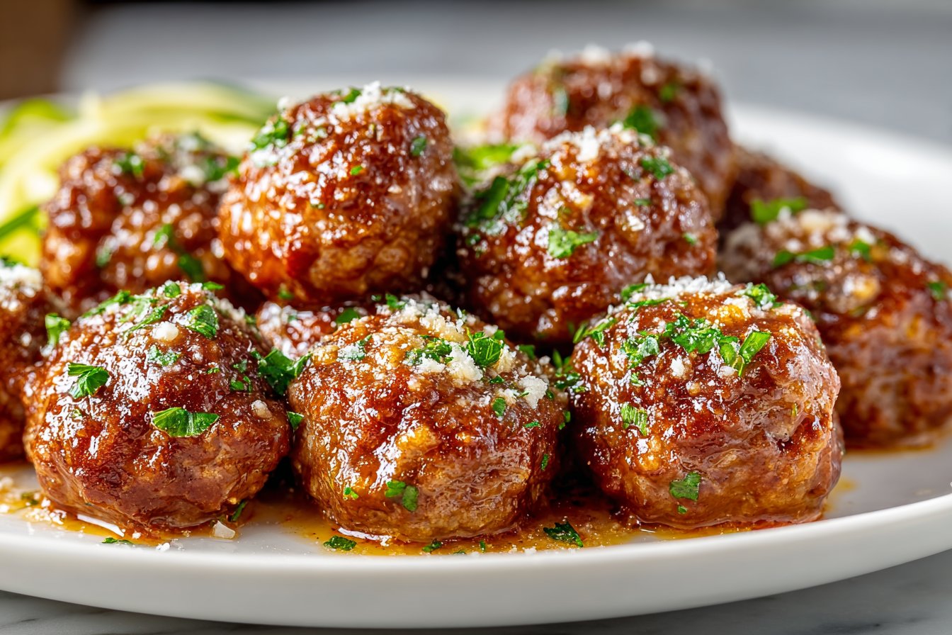 Tuscan Low Carb Meatballs