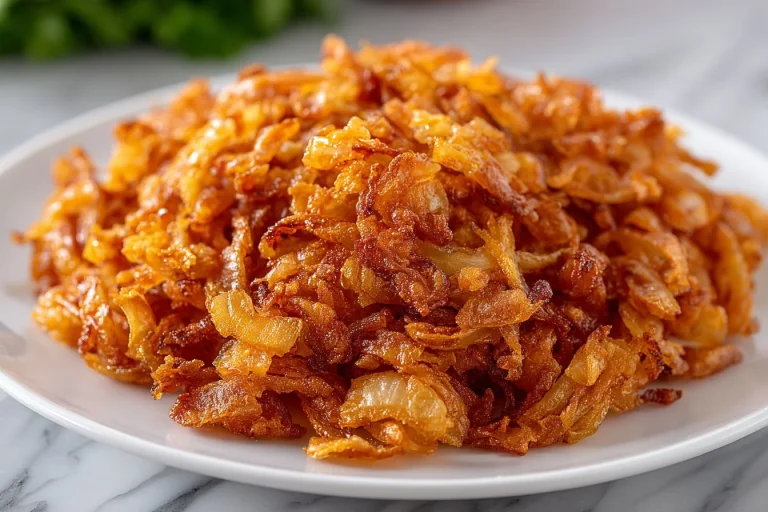 Homemade fried onions recipe for crispy and flavorful toppings