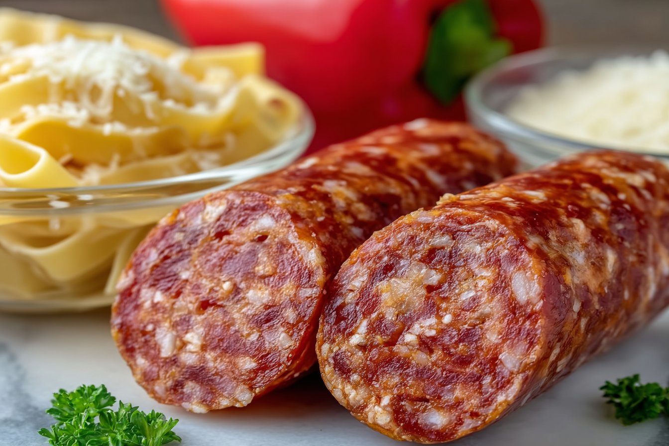 Creamy Cajun Sausage Pasta