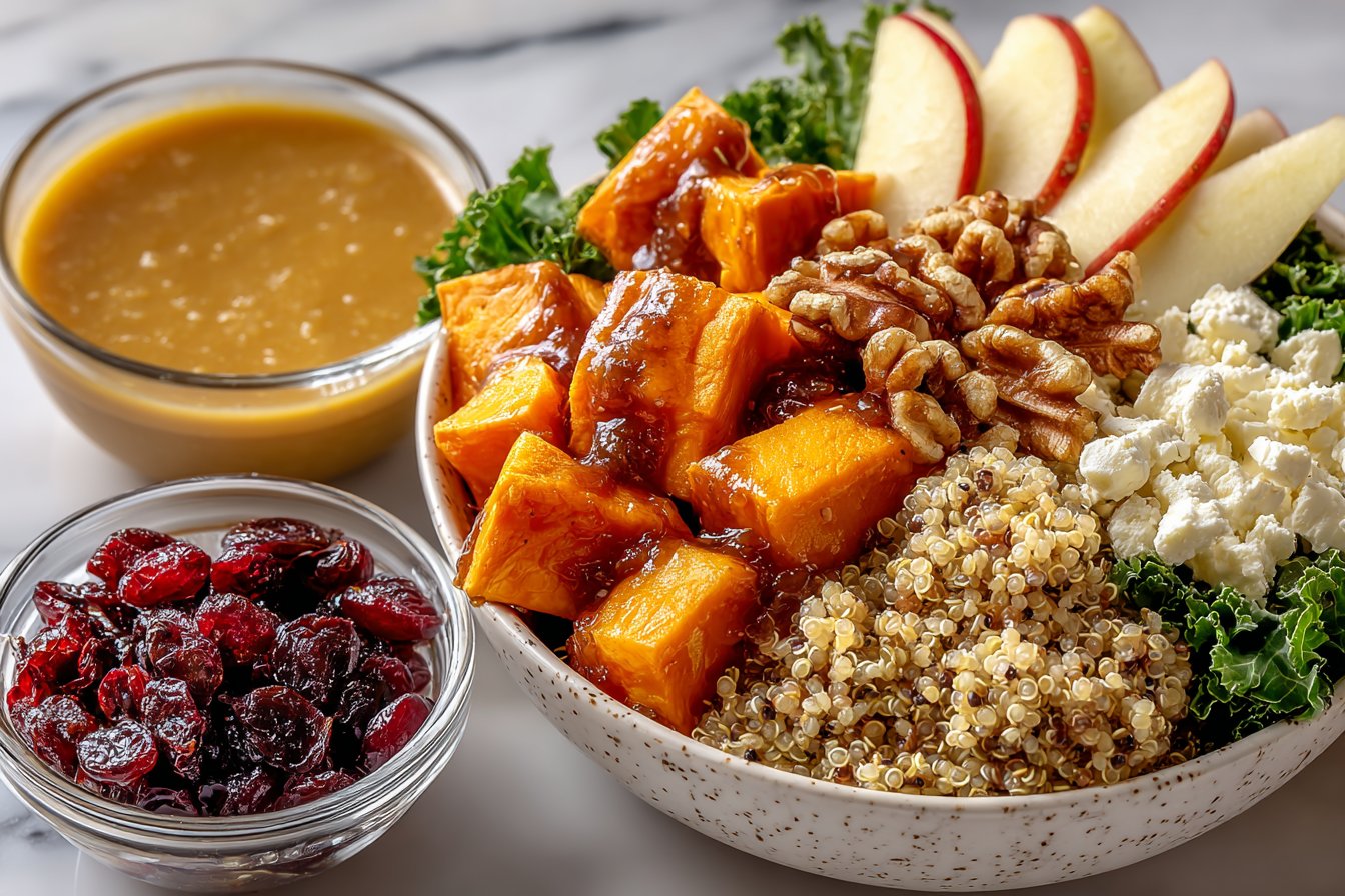 Harvest Bowls with Fig Balsamic Vinaigrette