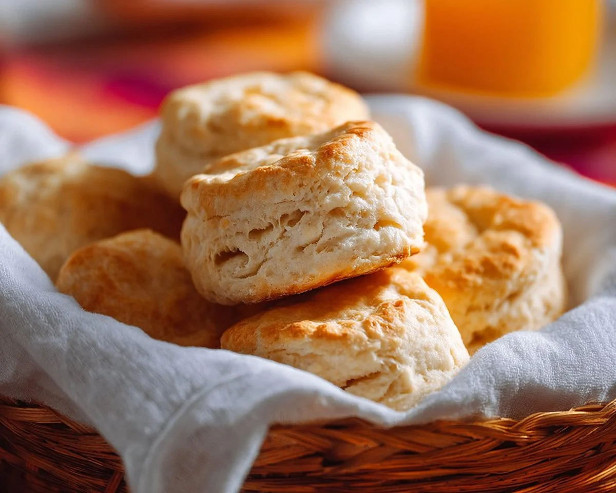 Homemade no milk biscuits on a wooden plate for a dairy-free treat