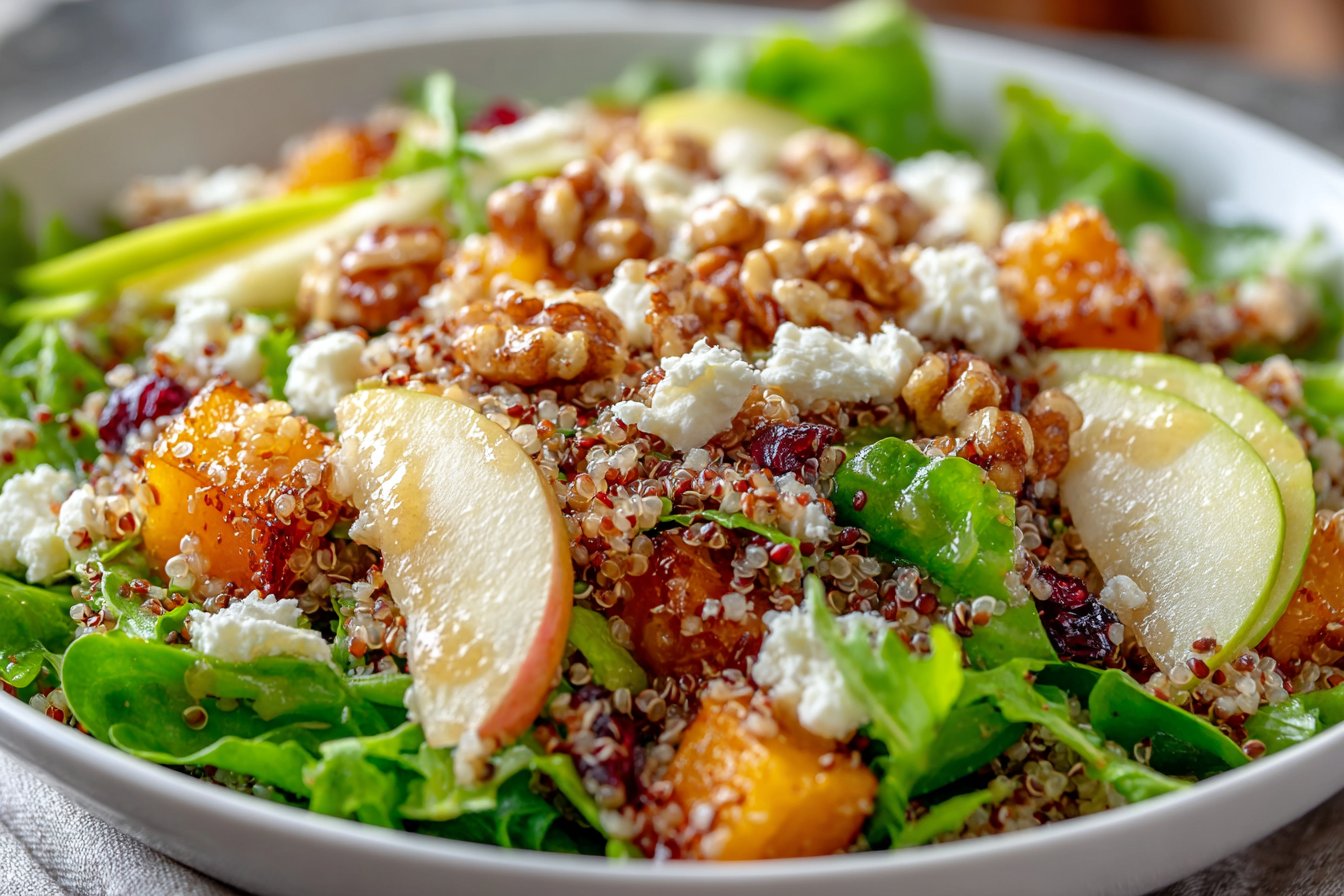 Fall Salad with Apple Cider Vinaigrette
