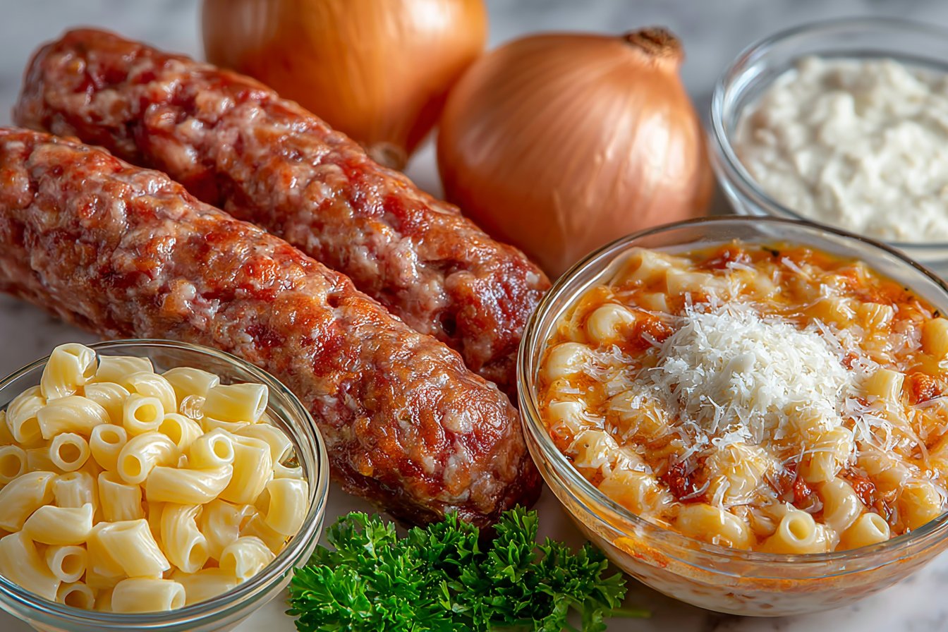 Italian Sausage and Parmesan Soup