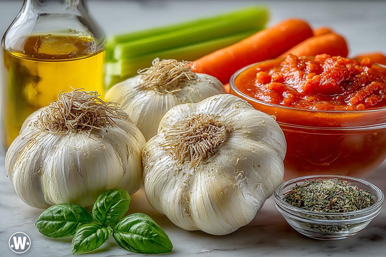 Creamy Roasted Garlic Tomato Soup