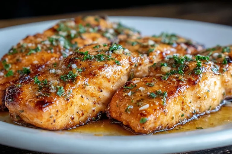 Grilled salmon dish served at Texas Roadhouse with garnishes.