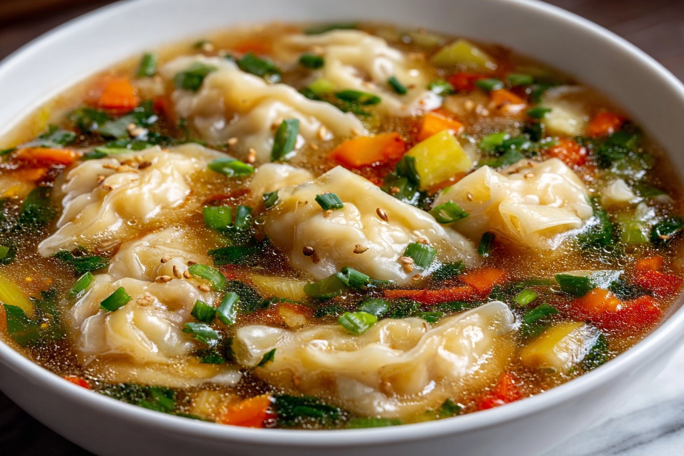 Easy Potsticker Soup