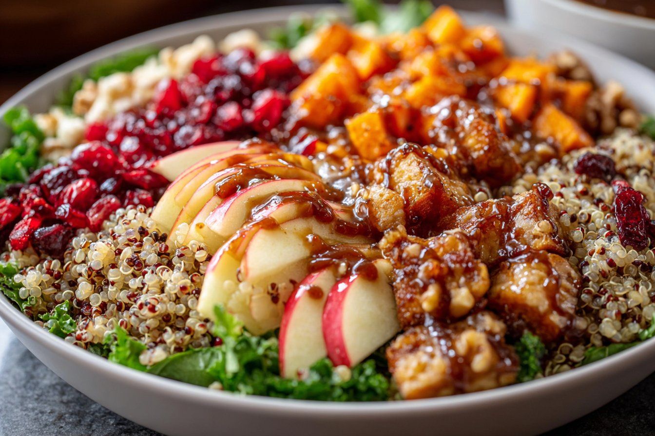Harvest Bowls with Fig Balsamic Vinaigrette