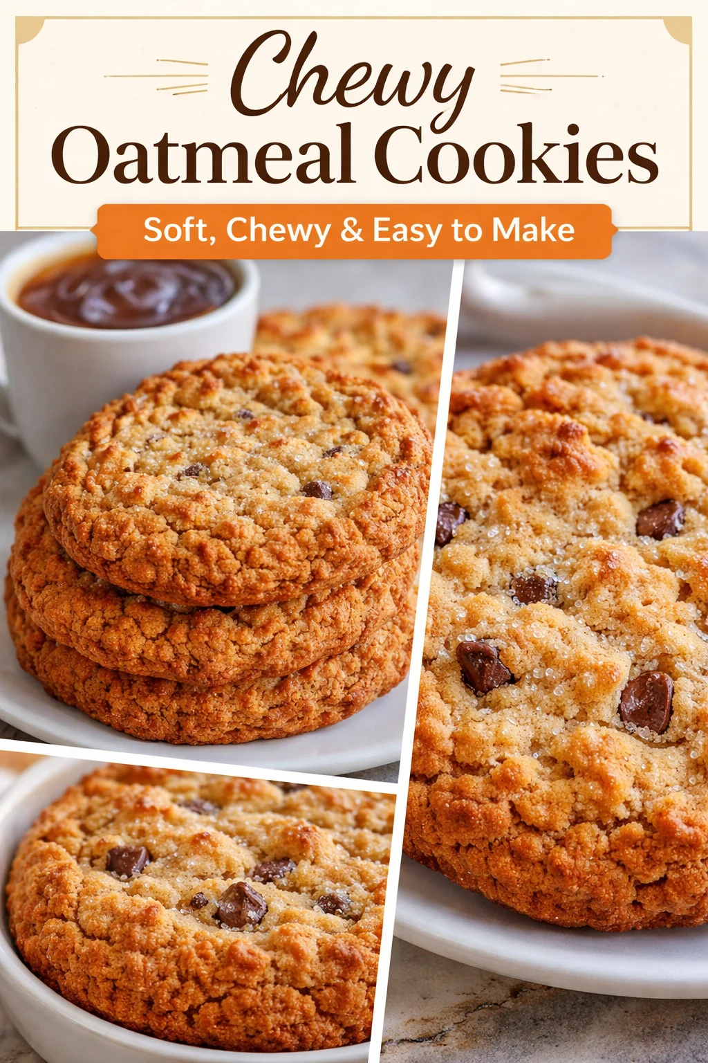 Almond Flour Oatmeal Cookies