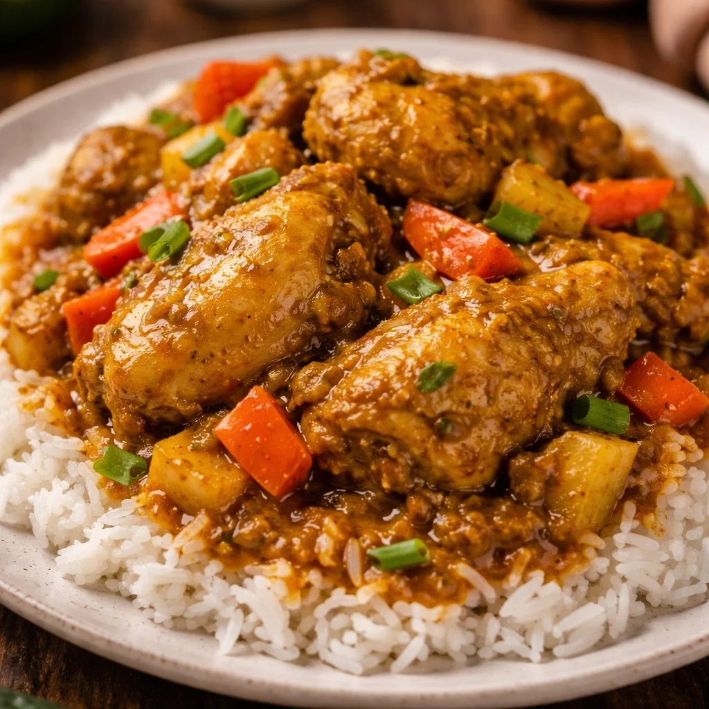 Authentic Jamaican Curry Chicken