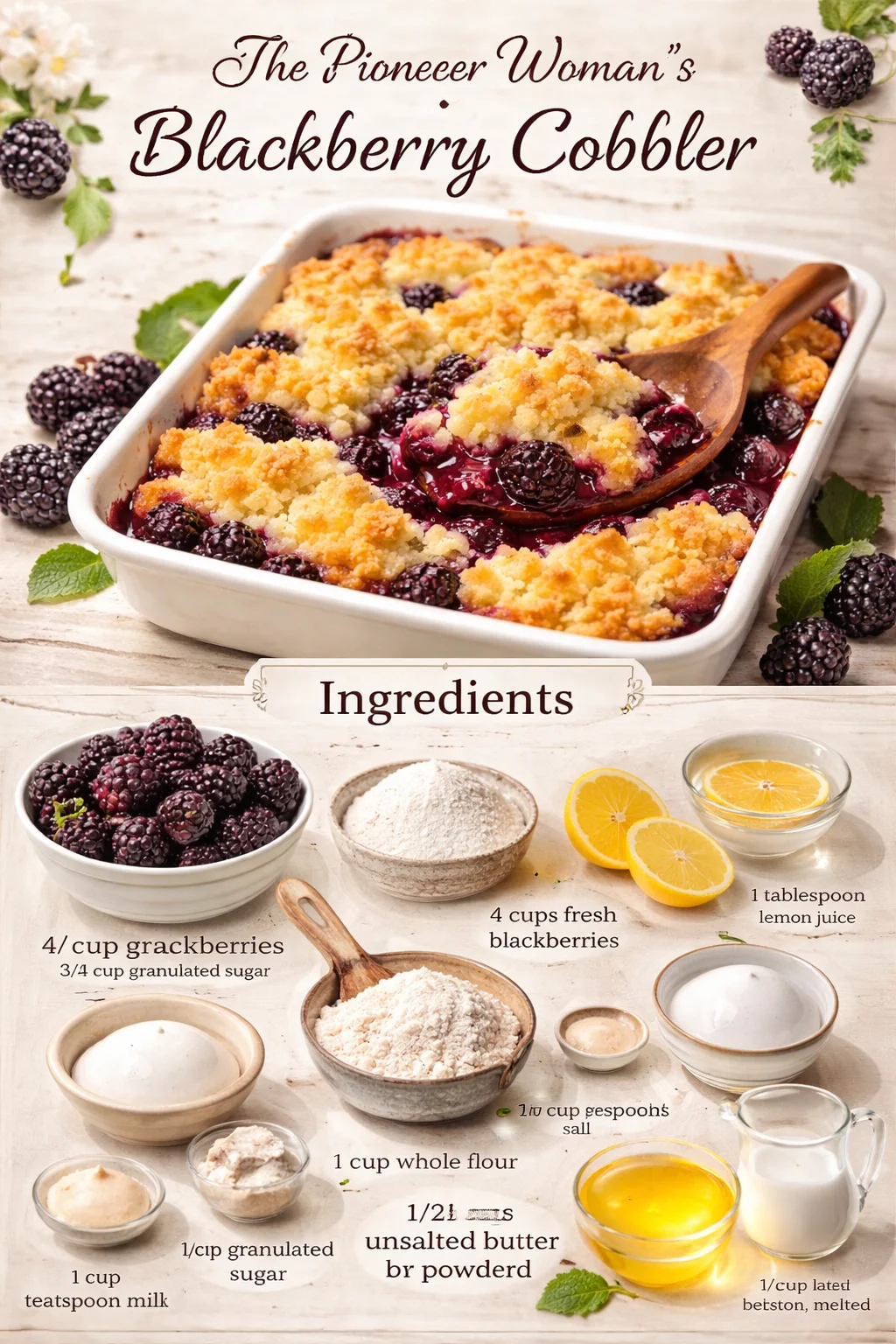 Blackberry Cobbler