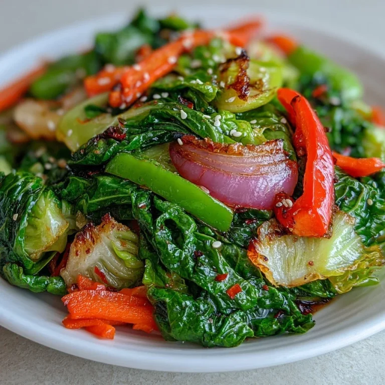Delicious Bok Choy Stir Fry with colorful vegetables in a wok