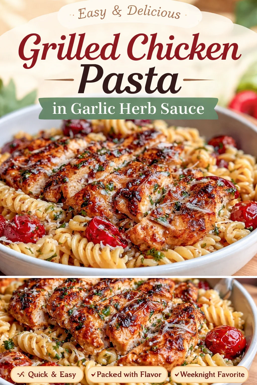 Bruschetta Chicken Pasta