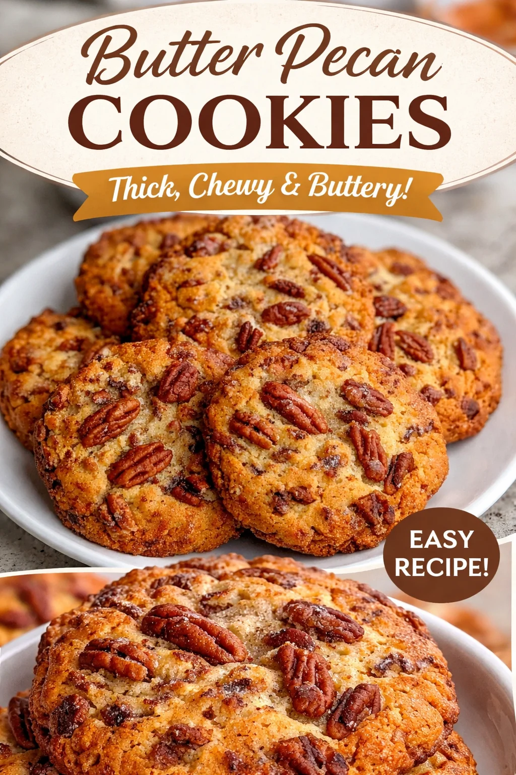 Butter Pecan Cookies