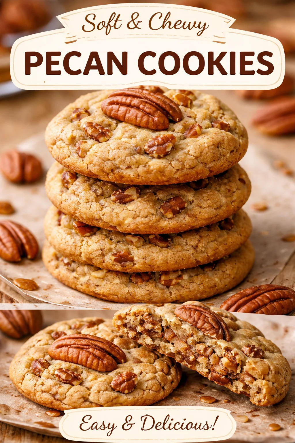 Butter Pecan Cookies