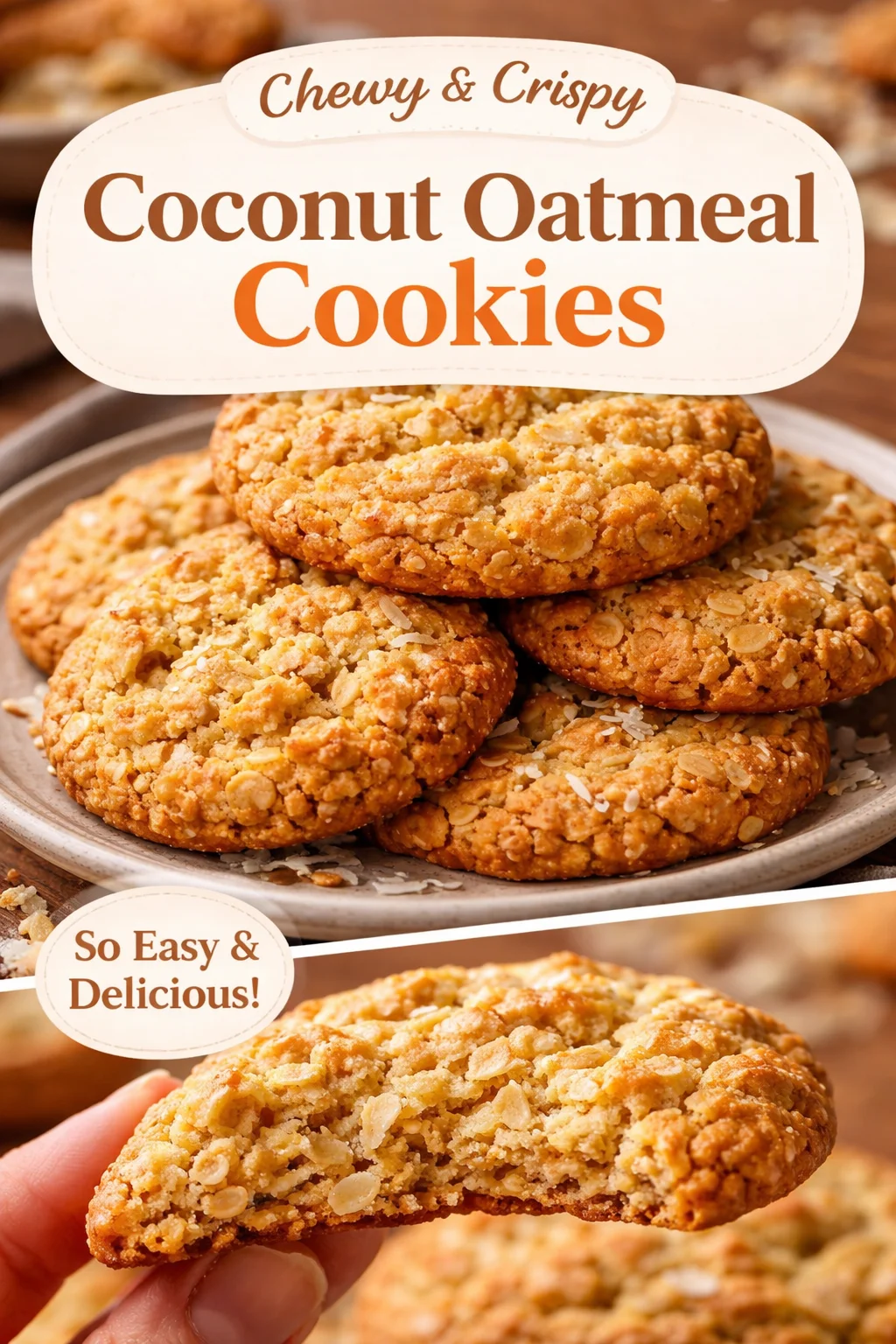 Coconut Oatmeal Cookies
