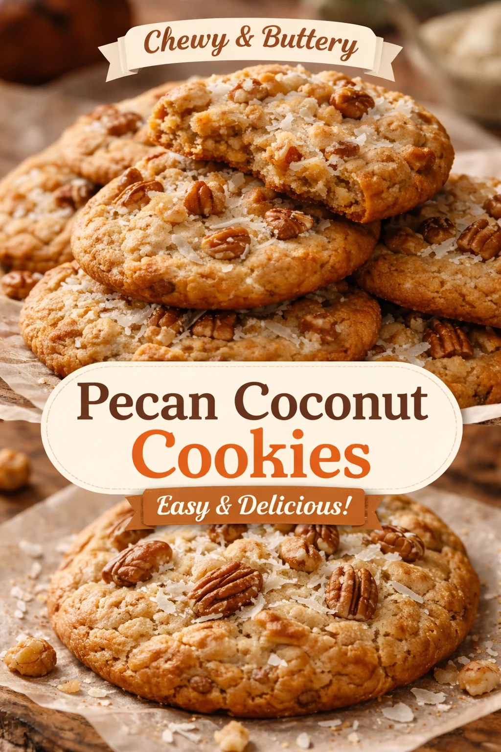 Coconut Pecan Cookies
