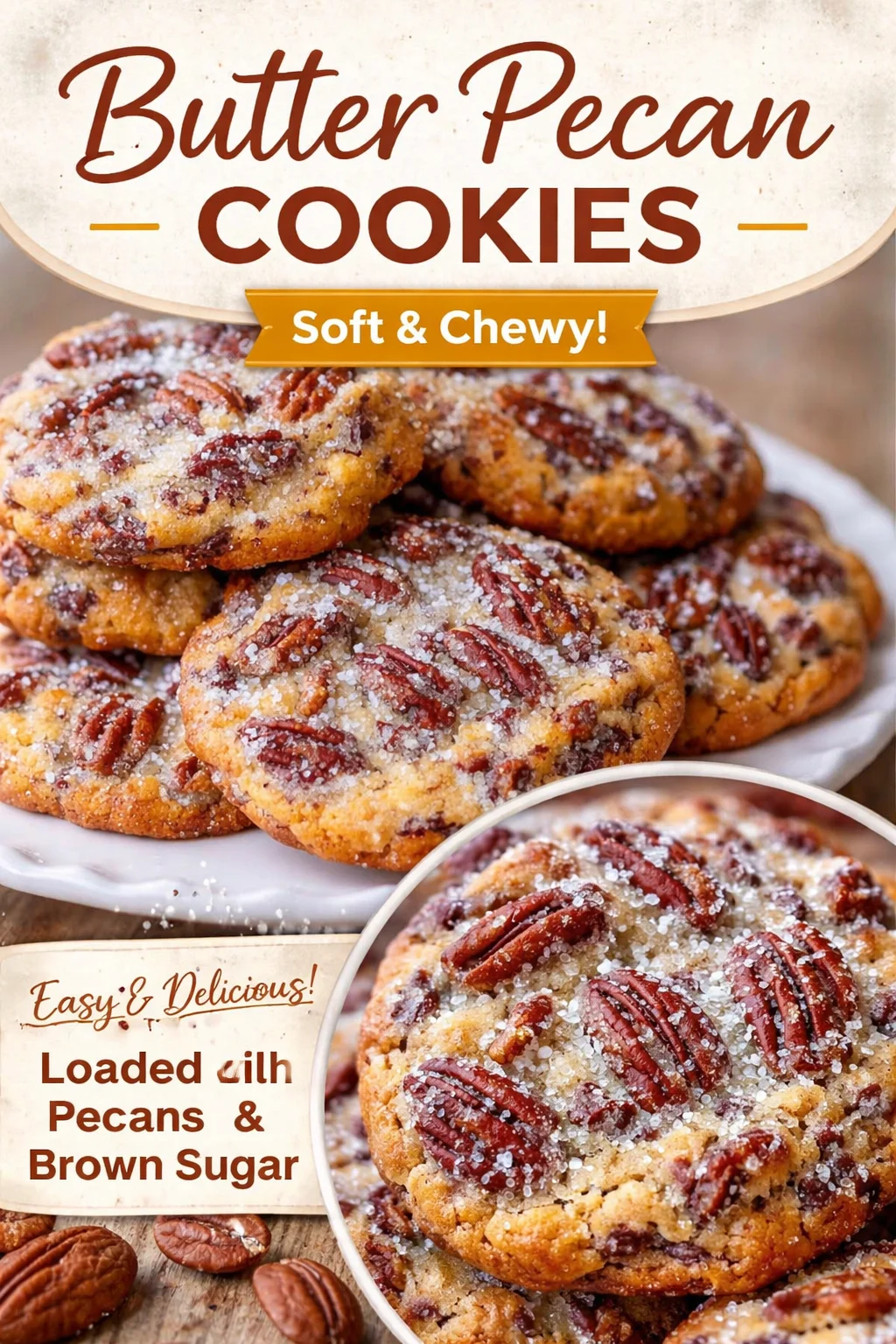 Cream Cheese Pecan Cookies