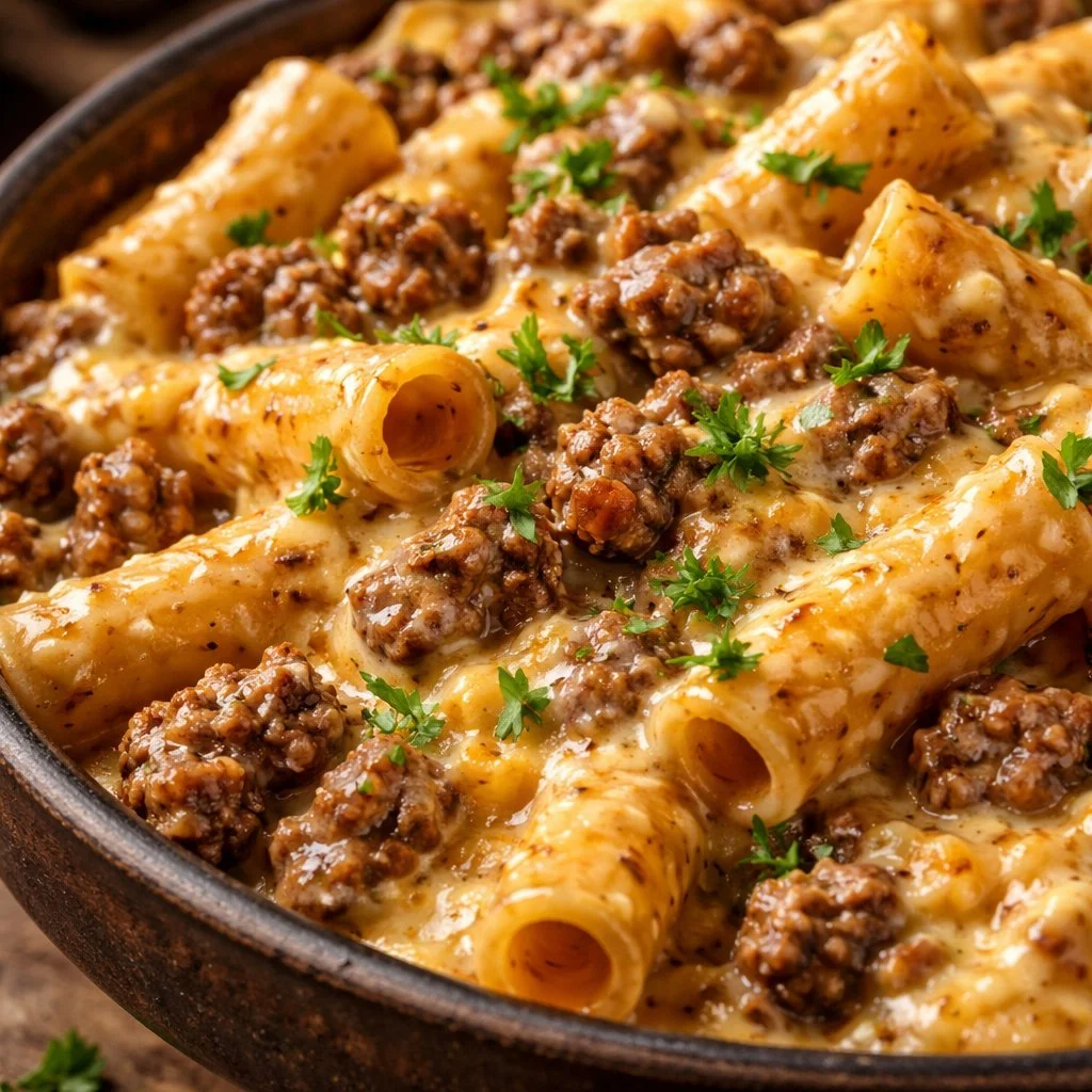 Creamy Beef Pasta Bake