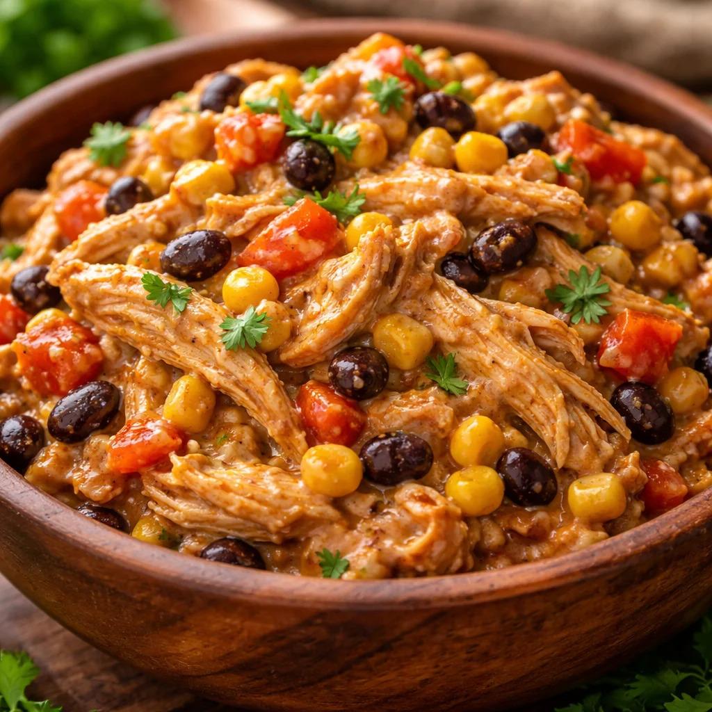 Crock Pot Fiesta Chicken