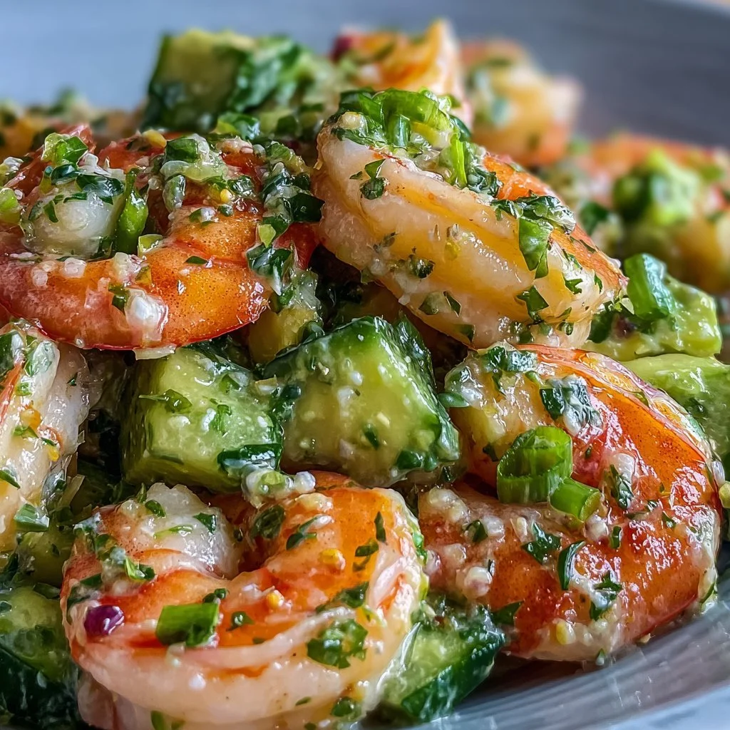 Cucumber Shrimp Salad