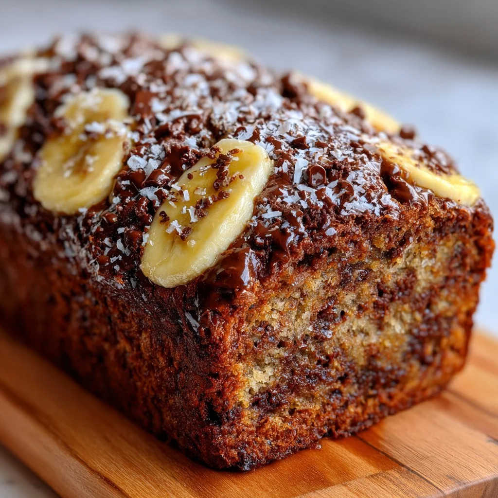 High-Protein Chocolate Banana Bread