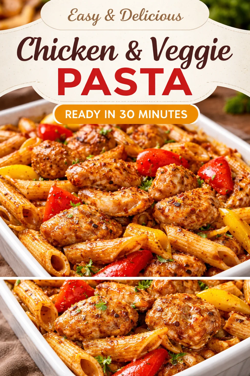 Honey Pepper Chicken Panini Pasta