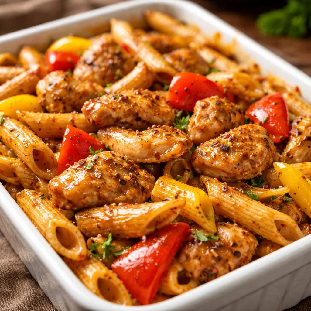 Honey Pepper Chicken Panini Pasta