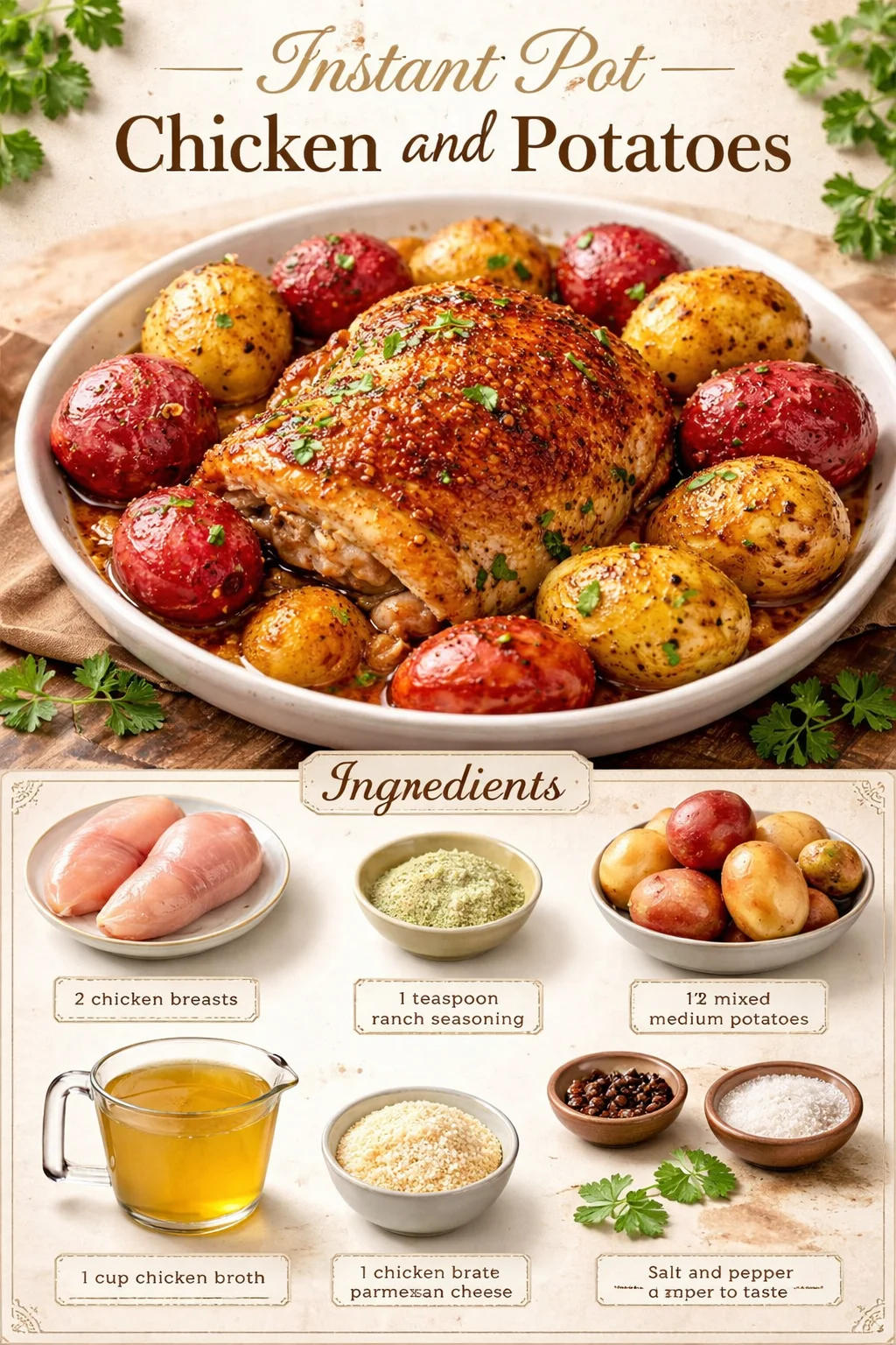 Instant Pot Chicken and Potatoes