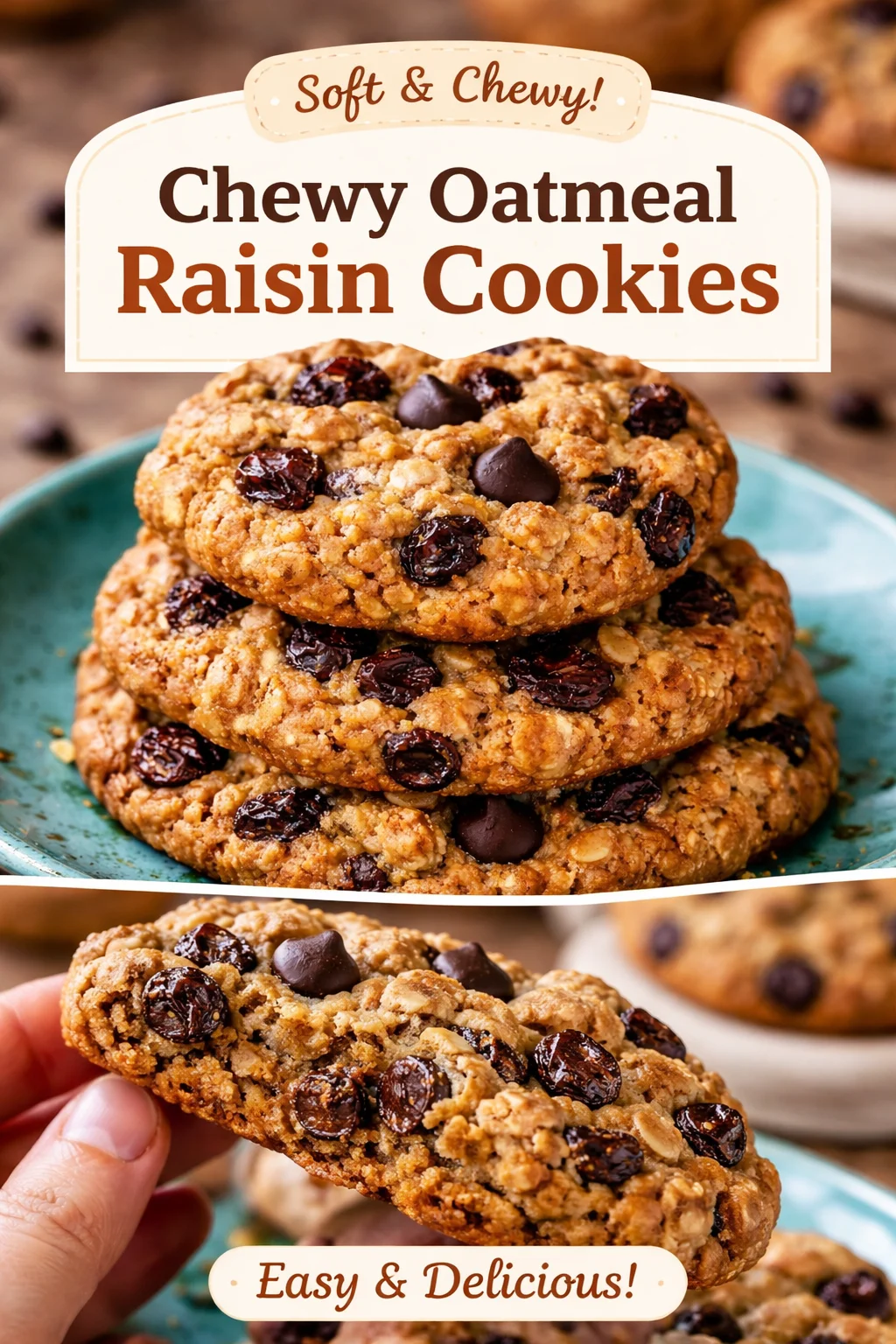 Irresistible Vegan Oatmeal Cookies