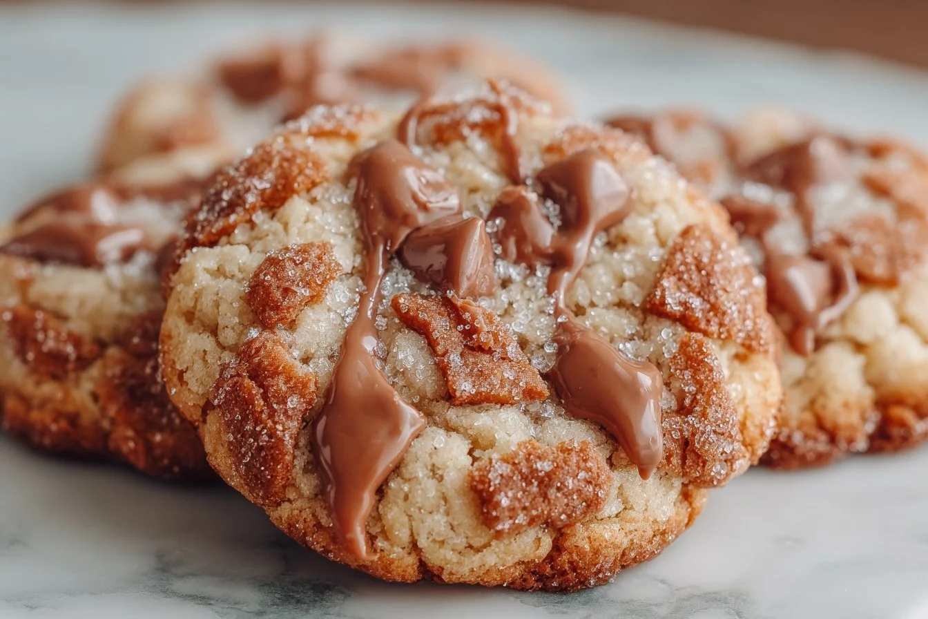 Delicious gluten-free lace cookies on a decorative plate.