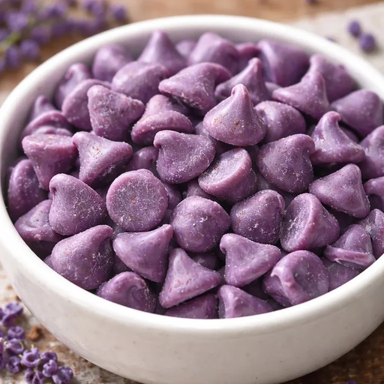 Pack of Lavender Chocolate Chips for baking and snacking