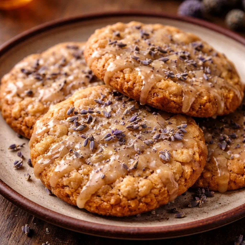 Lavender Honey Crunch Cookies