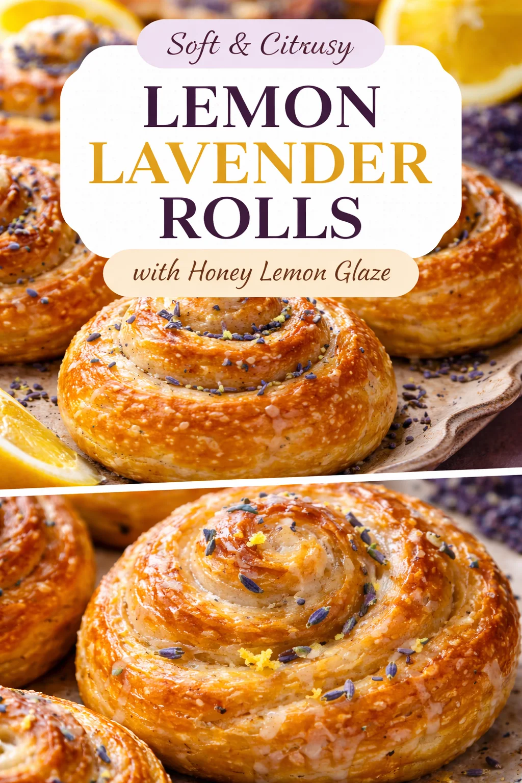 Lemon Lavender Morning Buns