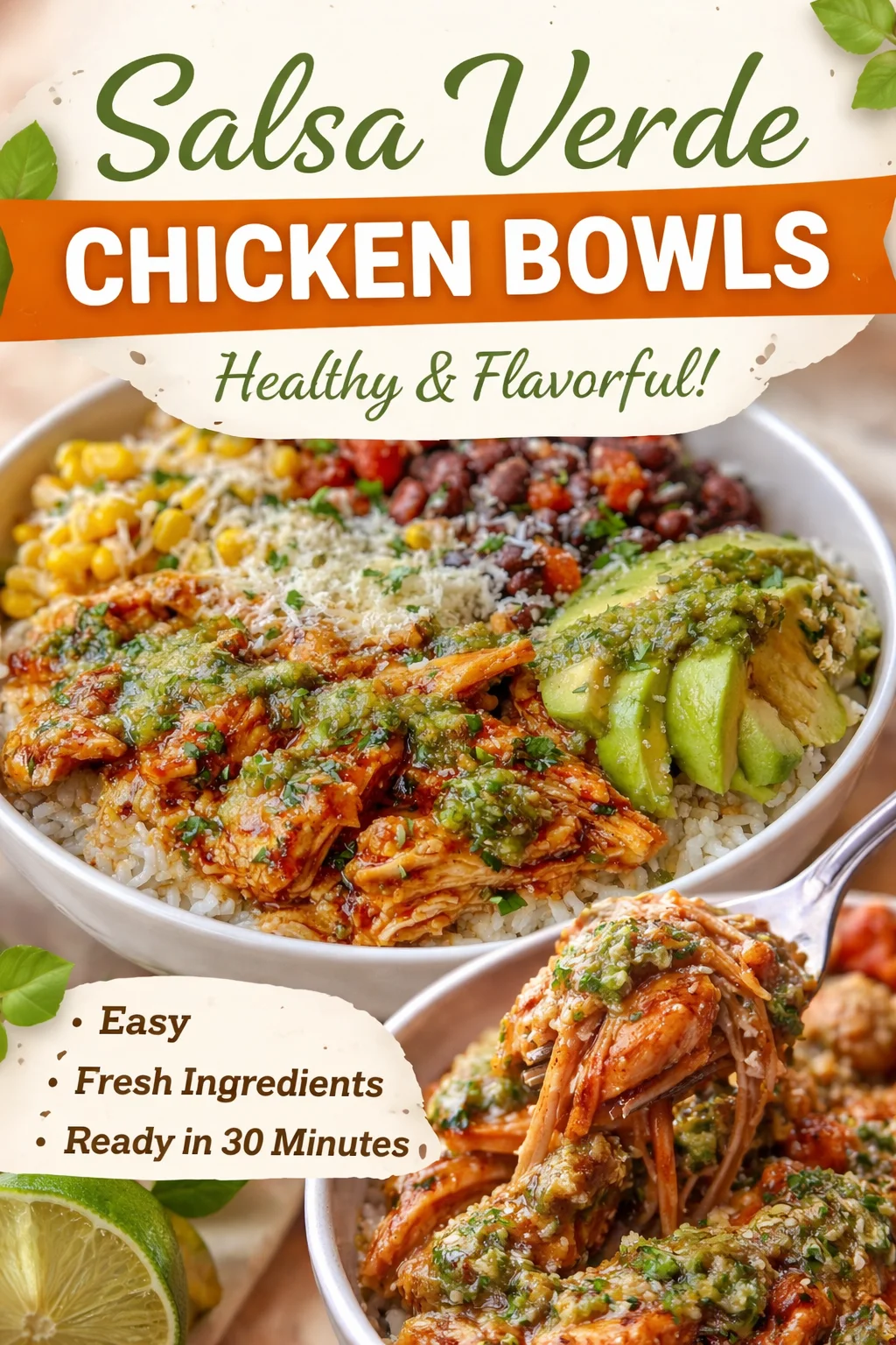 Mexican-Inspired Slow Cooker Chicken Bowl