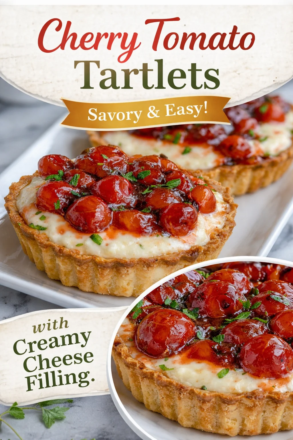 Mini Cherry Cream Cheese Pies