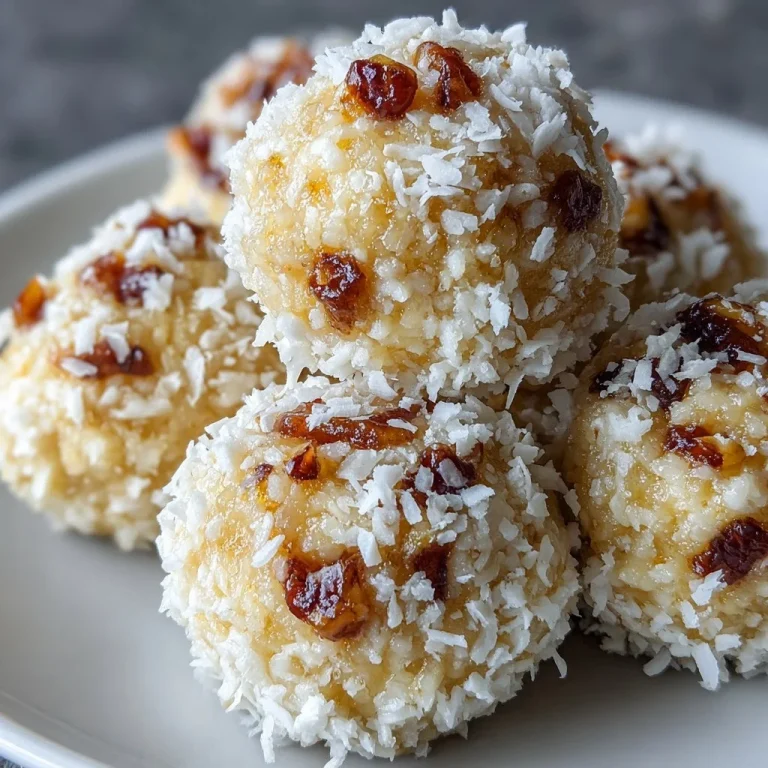 No bake coconut praline cookies on a plate