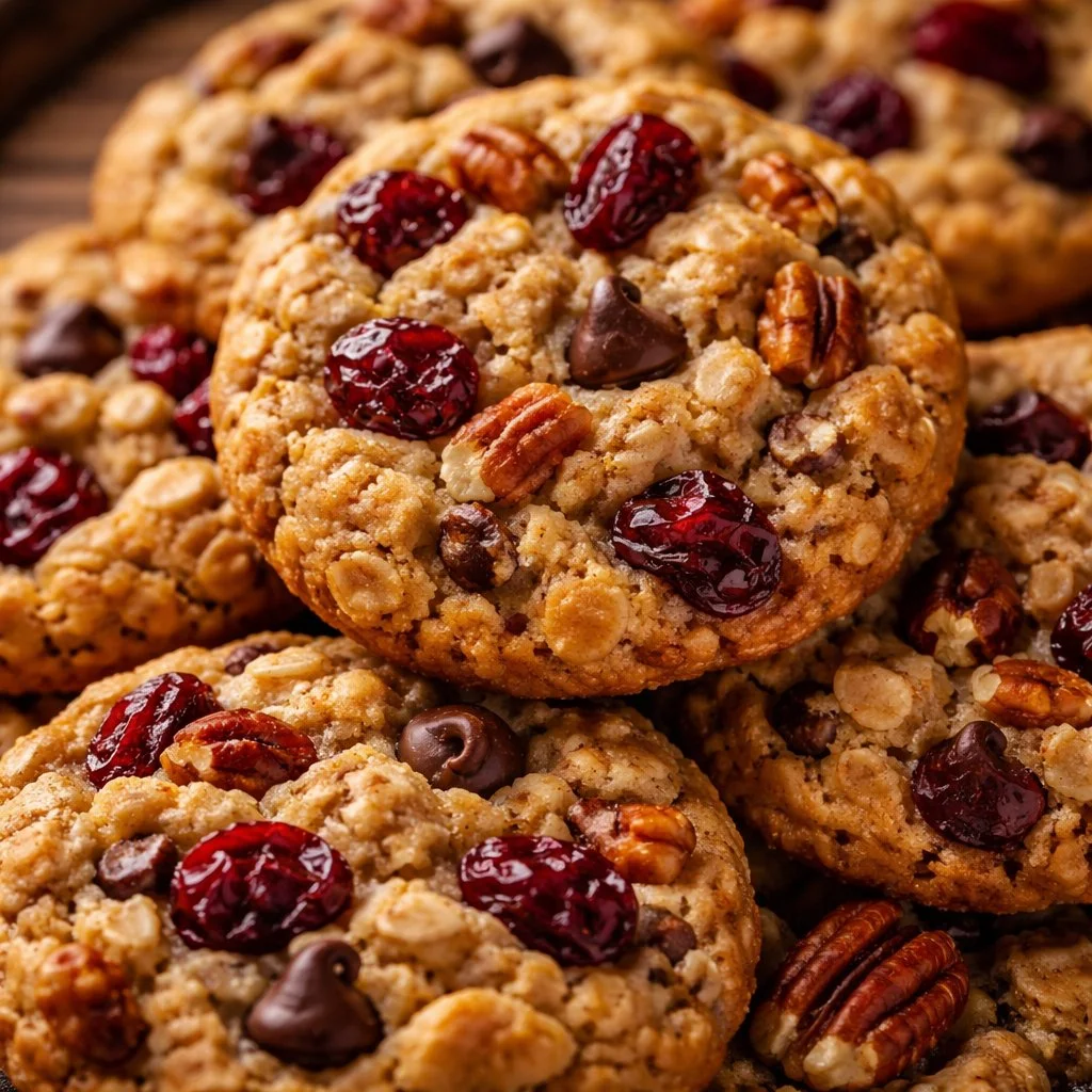 Oatmeal Cranberry Pecan Cookies