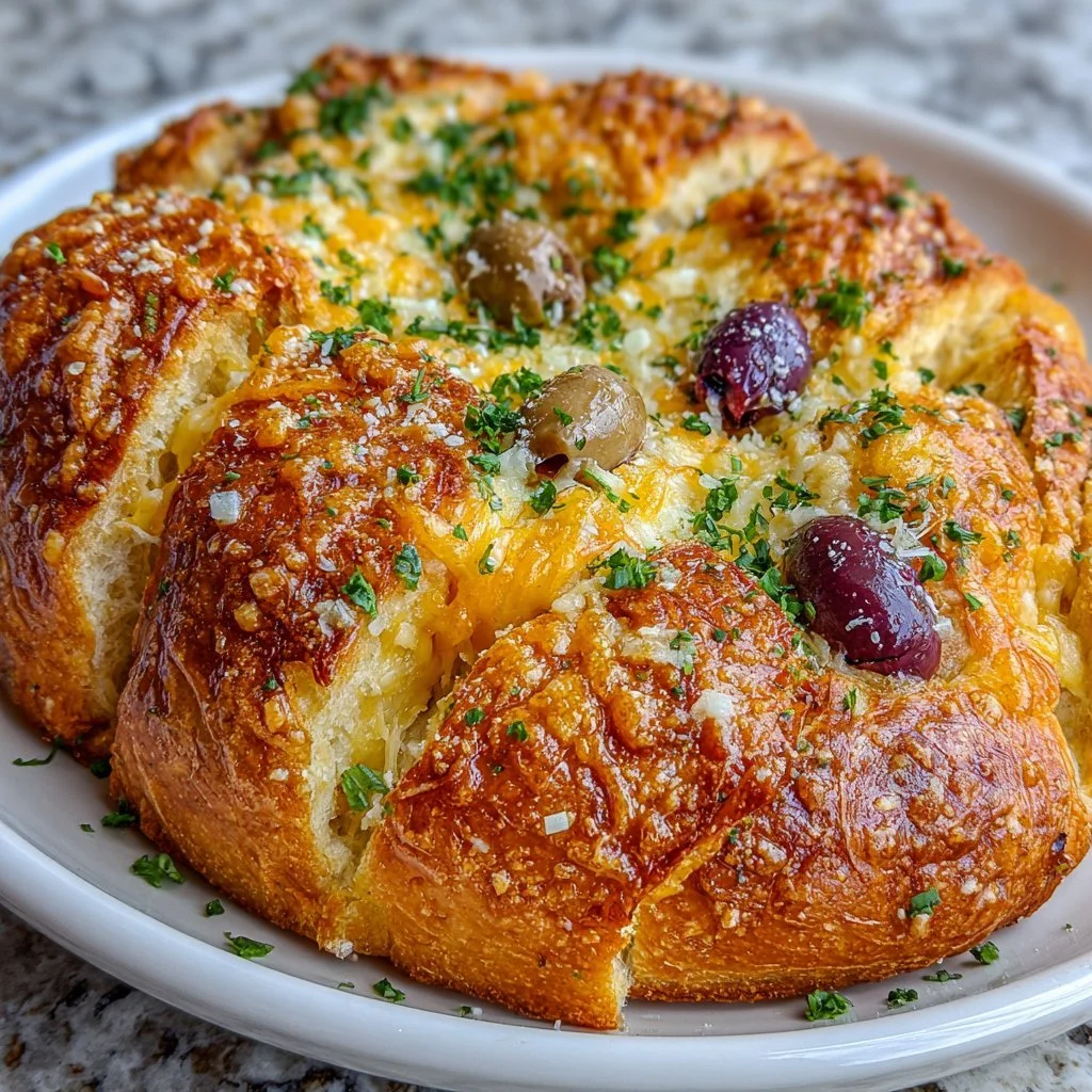 Olive Cheese Bread