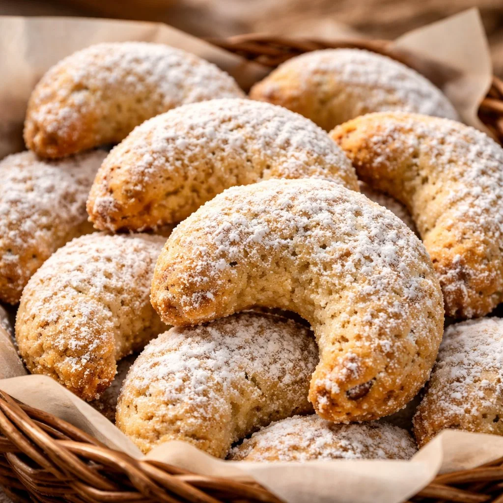 Pecan Crescent Cookies