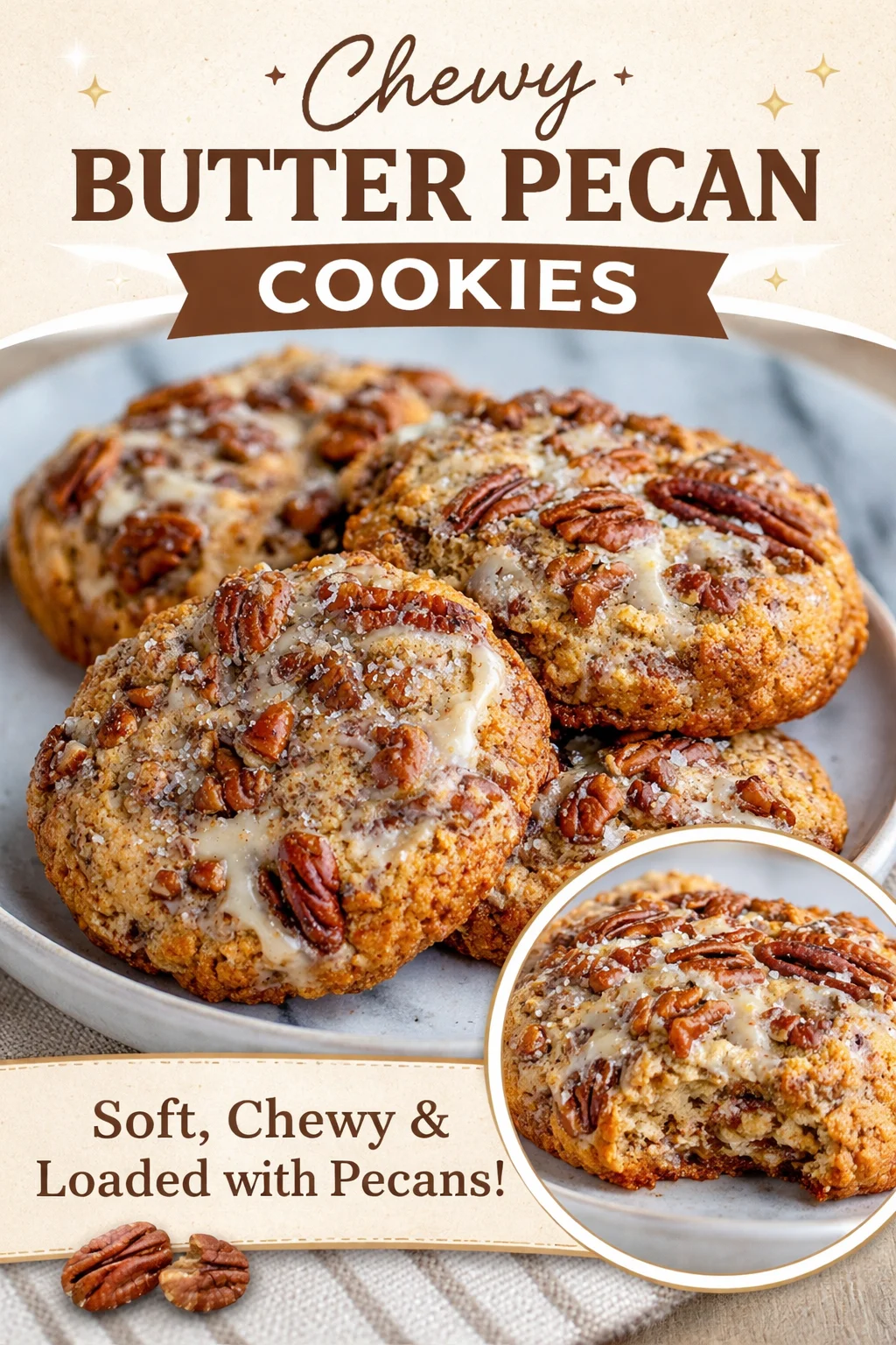 Pecan Icebox Cookies