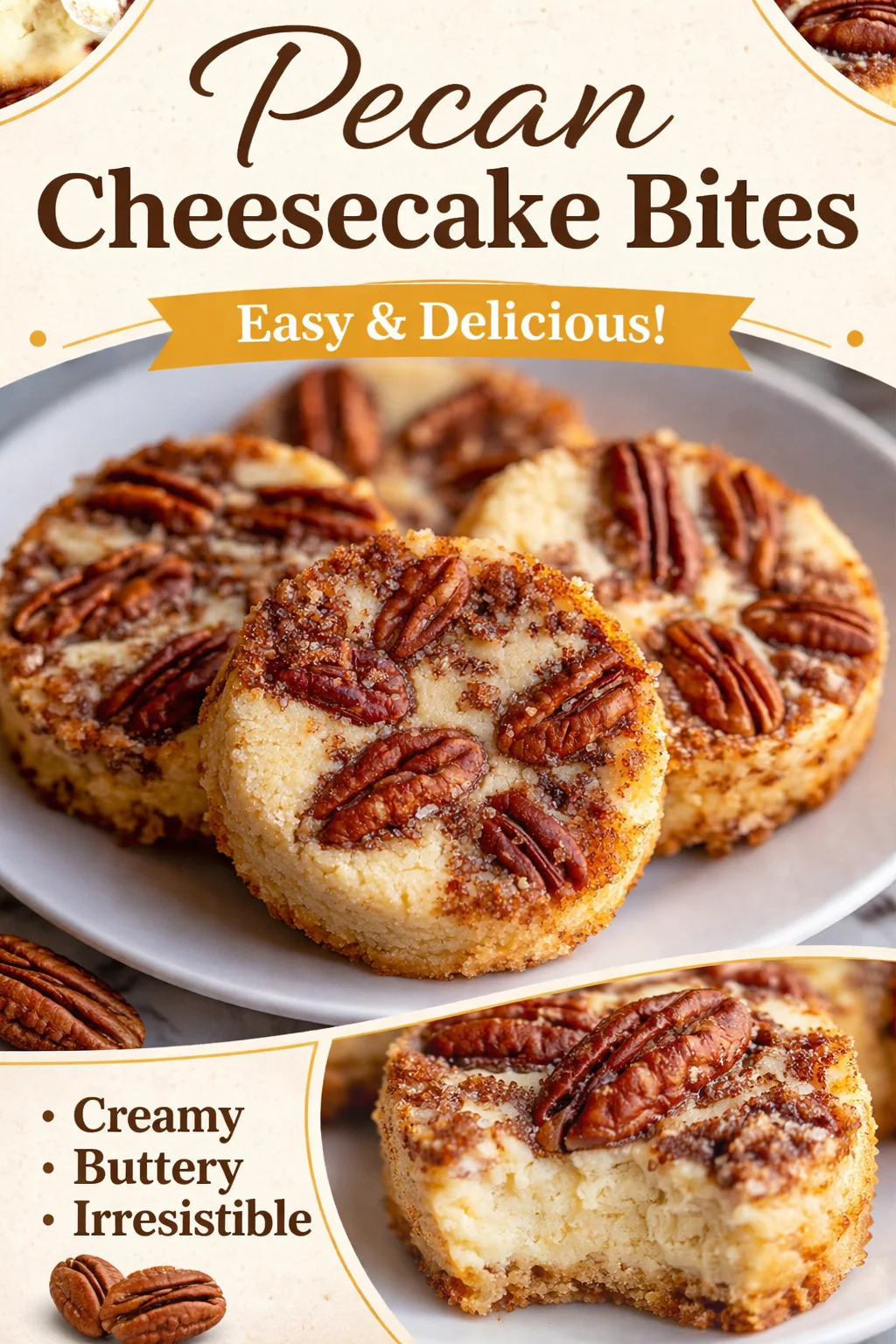 Pecan Shortbread Cookies