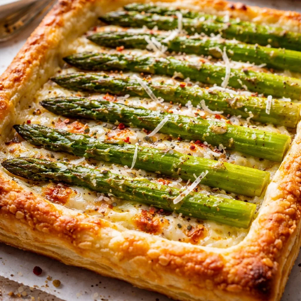 Puff Pastry Asparagus Tart