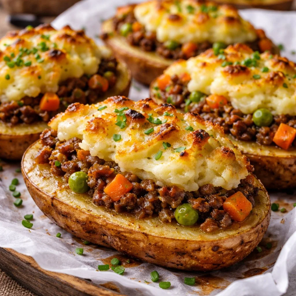 Shepherd’s Pie Baked Potatoes