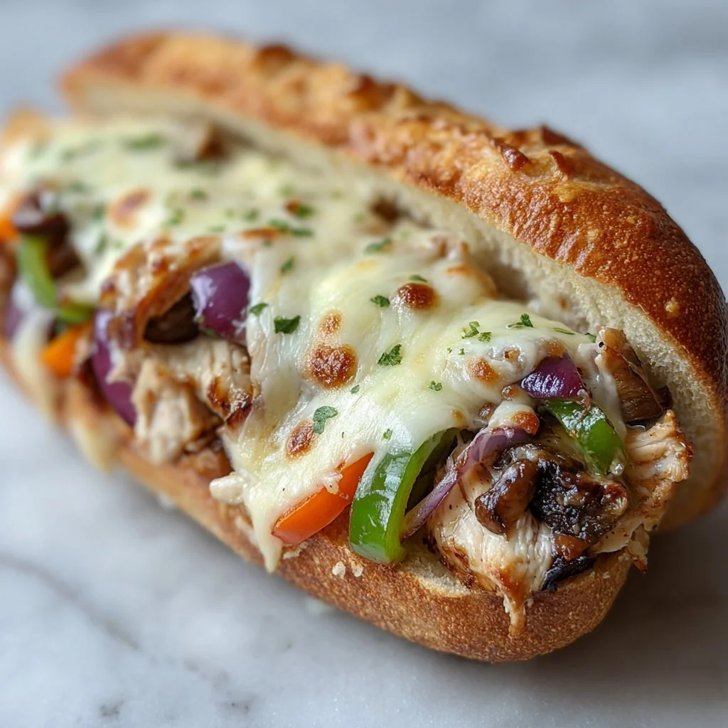 Slow-Cooker Chicken Philly