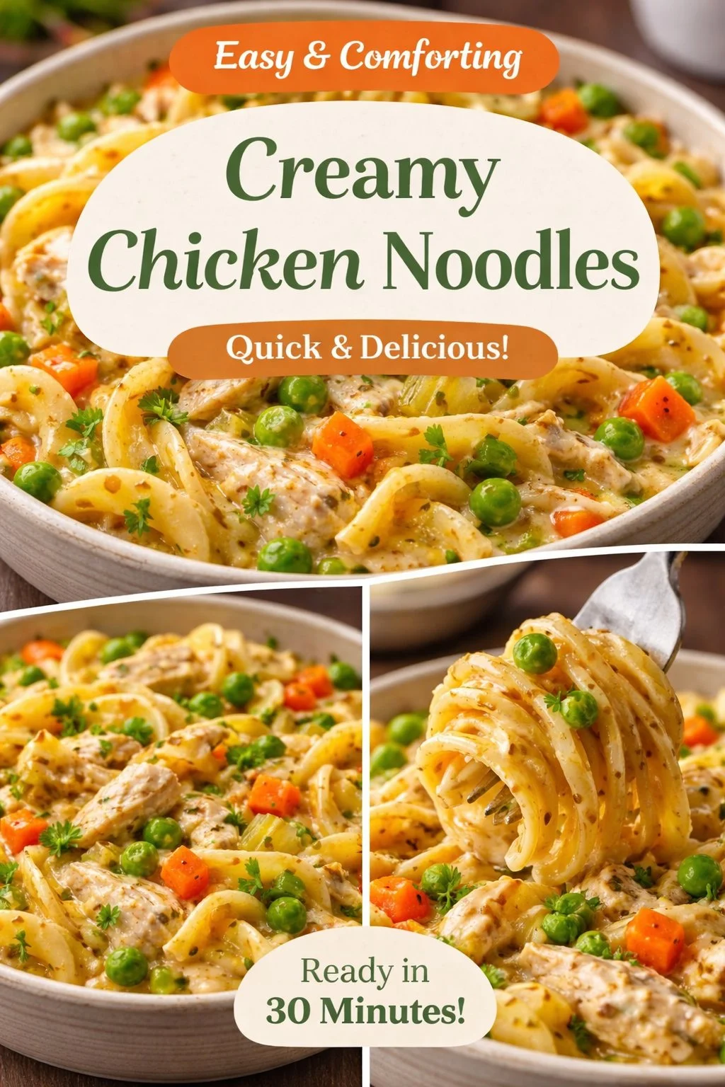 Slow Cooker Chicken Pot Pie Pasta